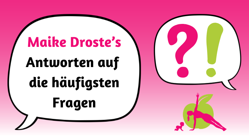 Questions and Answers mit Logo im Hintergrund